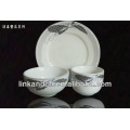 Haonai 12pcs bien hueso china milano vajilla establece Grado AB